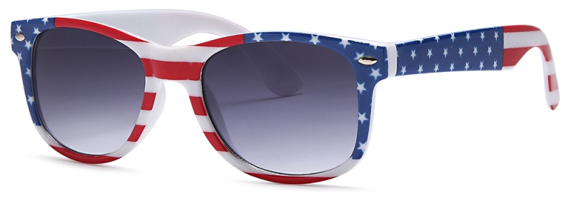 WK484 - Kids American Flag Sunglasses