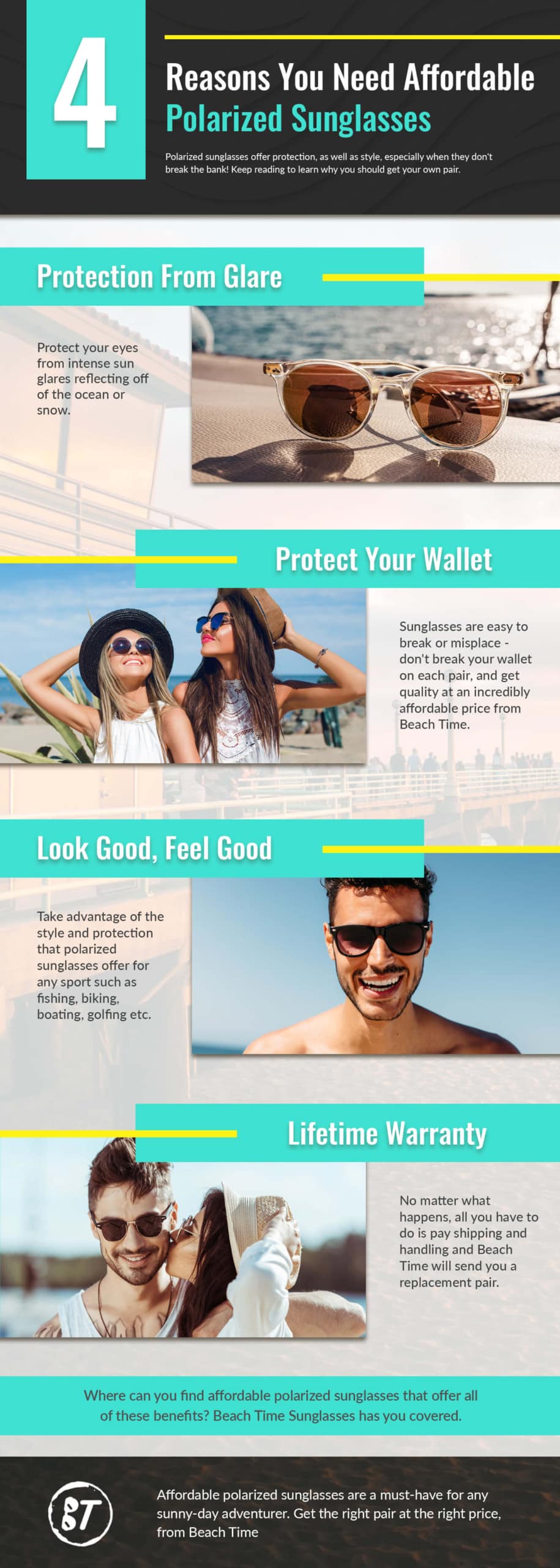 4 Reasons You Need Affordable Polarized Sunglasses