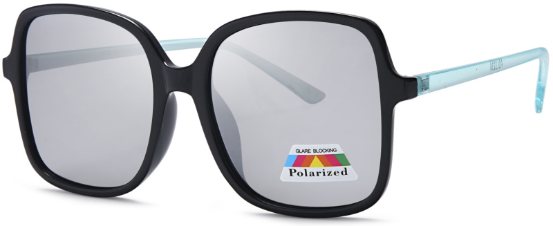 Large Square Polarized Sunglasses - POL3238