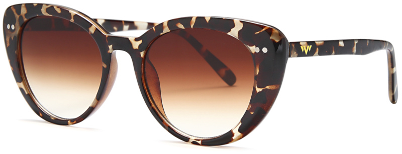 SH6905 - Round Cat Eye Sunglasses